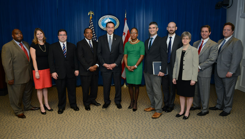 Photo of the members of the Open Government Advisory Group